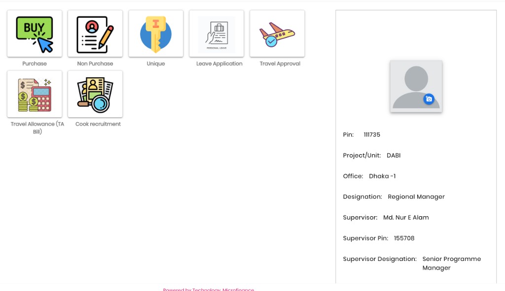 BRAC staff application modules